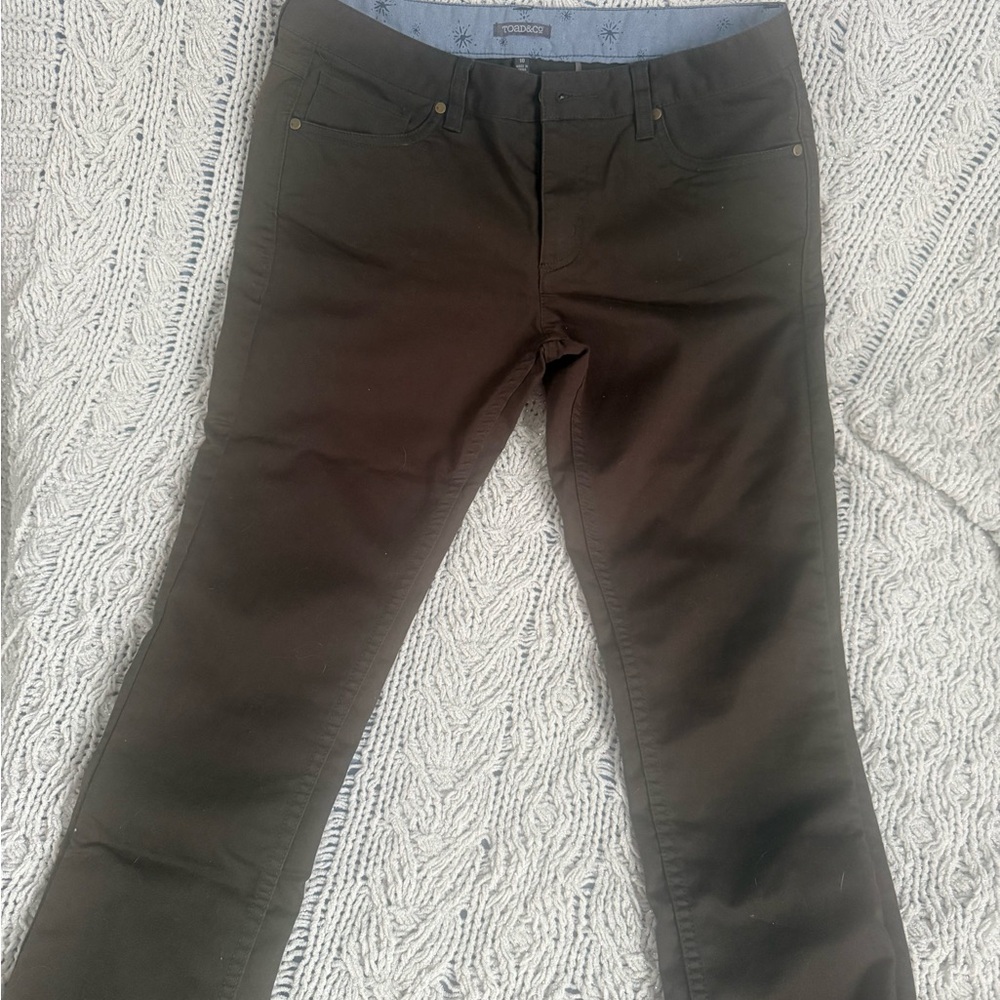 Toad&Co Earthy Brown Pants